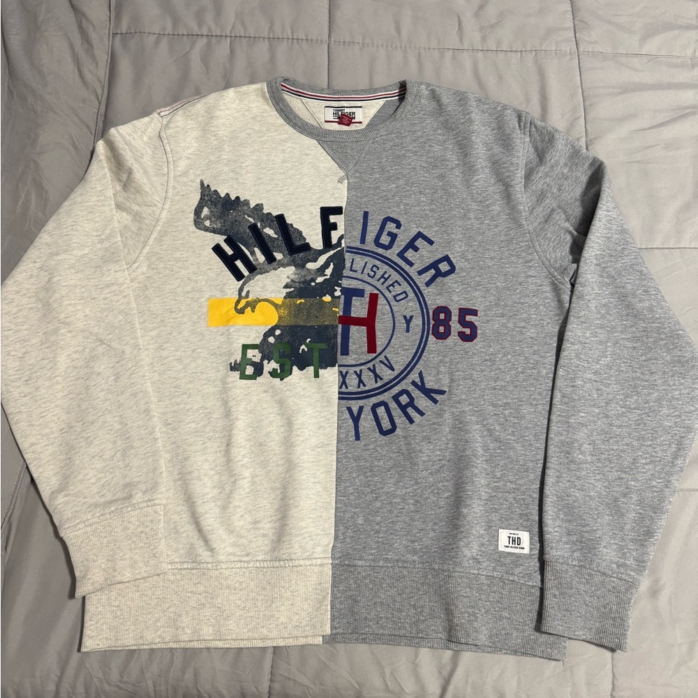Tommy Hilfiger Denim Split Logo 1985 Crewneck